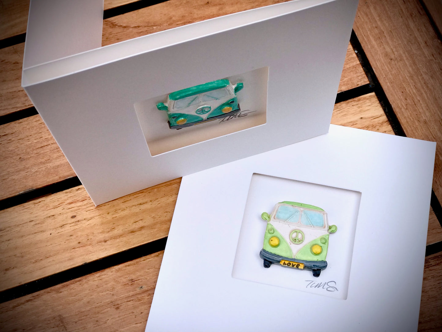 Handmade 3D VW Campervan Card