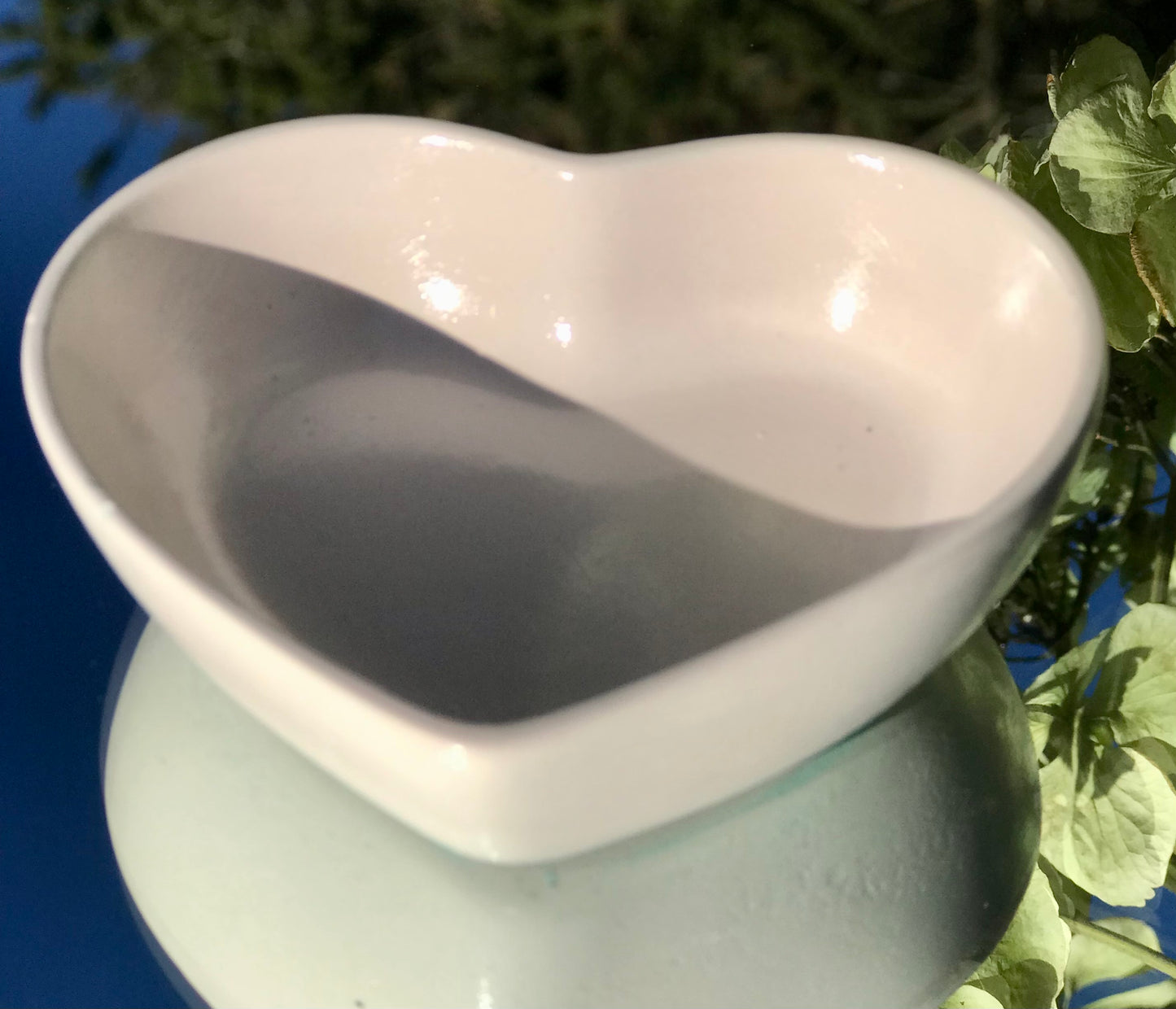 Handmade Ceramic Heart Trinket Dish – T-Light Holder & Jewelry Dish
