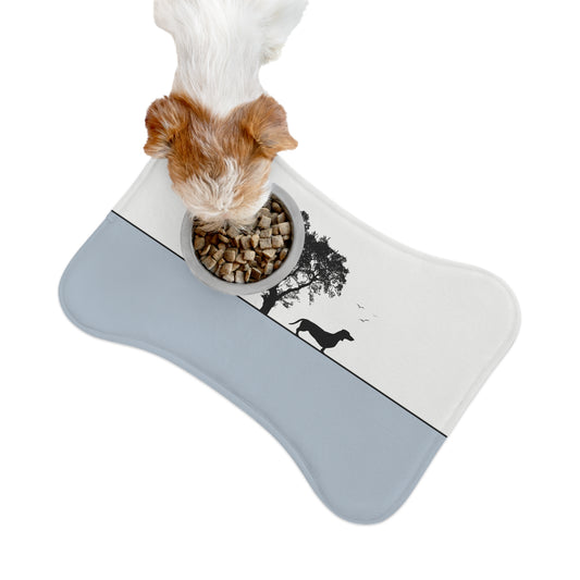 Dachshund Silhouette Feeding Mat, Countryside Dog Collection