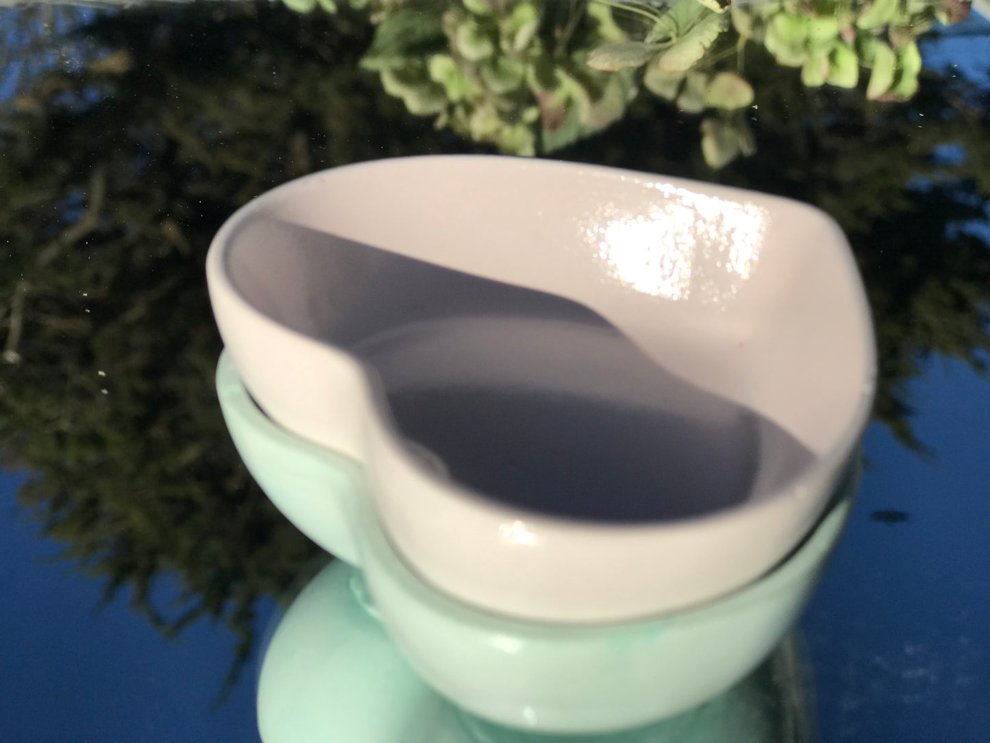 Handmade Ceramic Heart Trinket Dish – T-Light Holder & Jewelry Dish