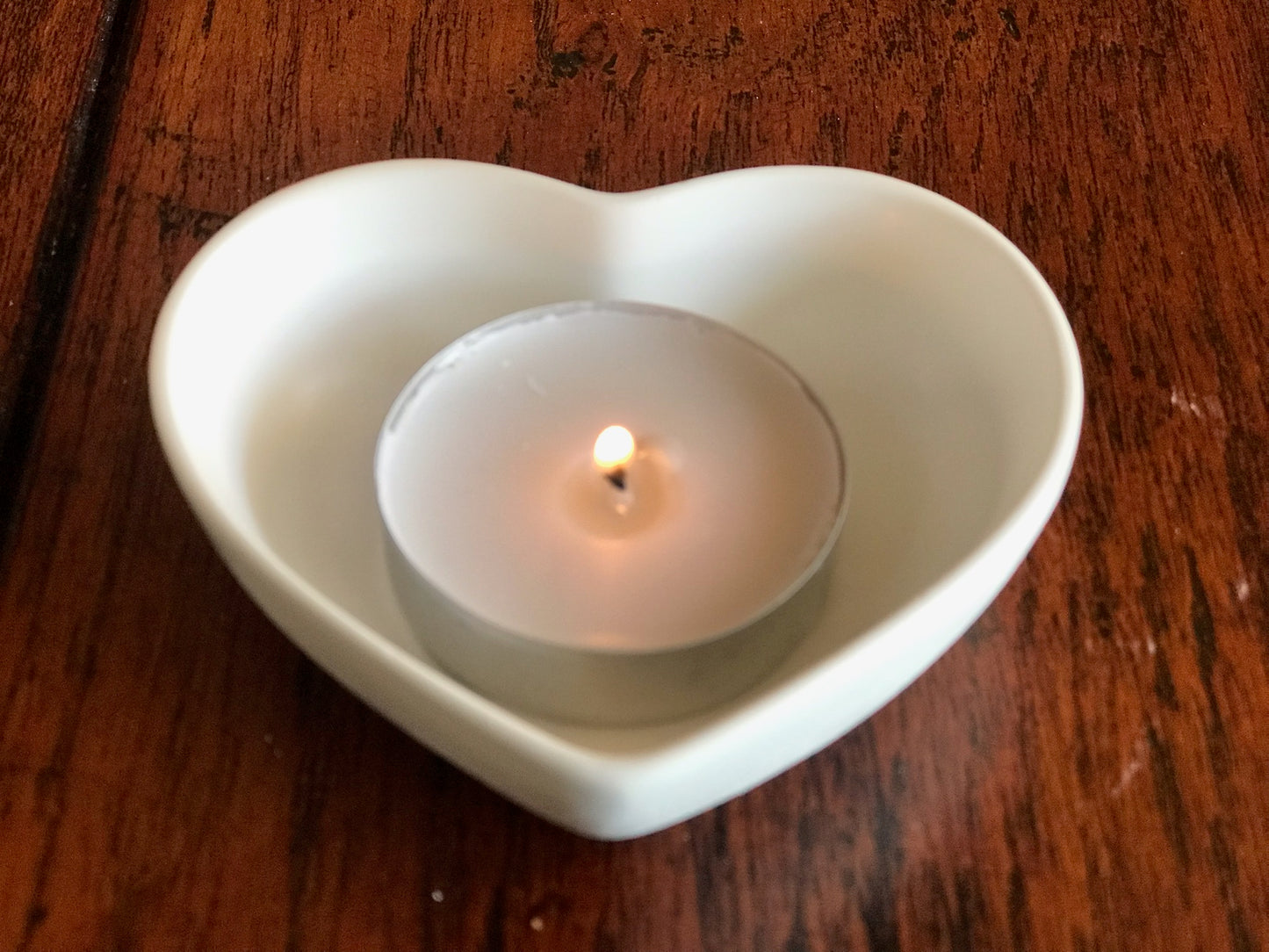 Handmade Ceramic Heart Trinket Dish – T-Light Holder & Jewelry Dish