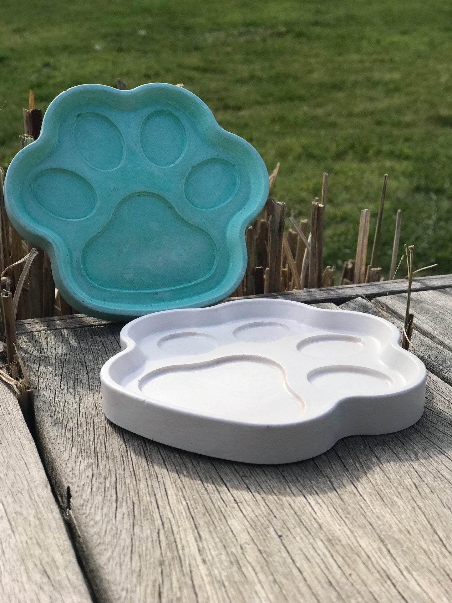 Handmade Paw Print Dish & Coaster β Perfect for Pet Lovers!