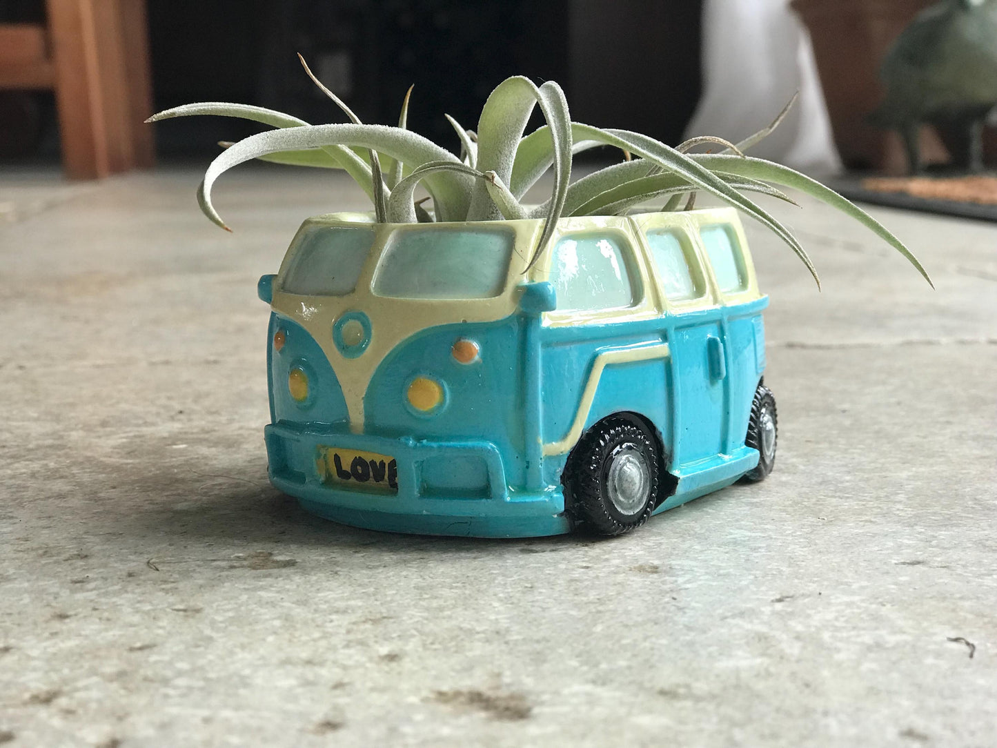 Handmade Mini Retro VW Campervan T-light holder/ Planter/Trinket Holder