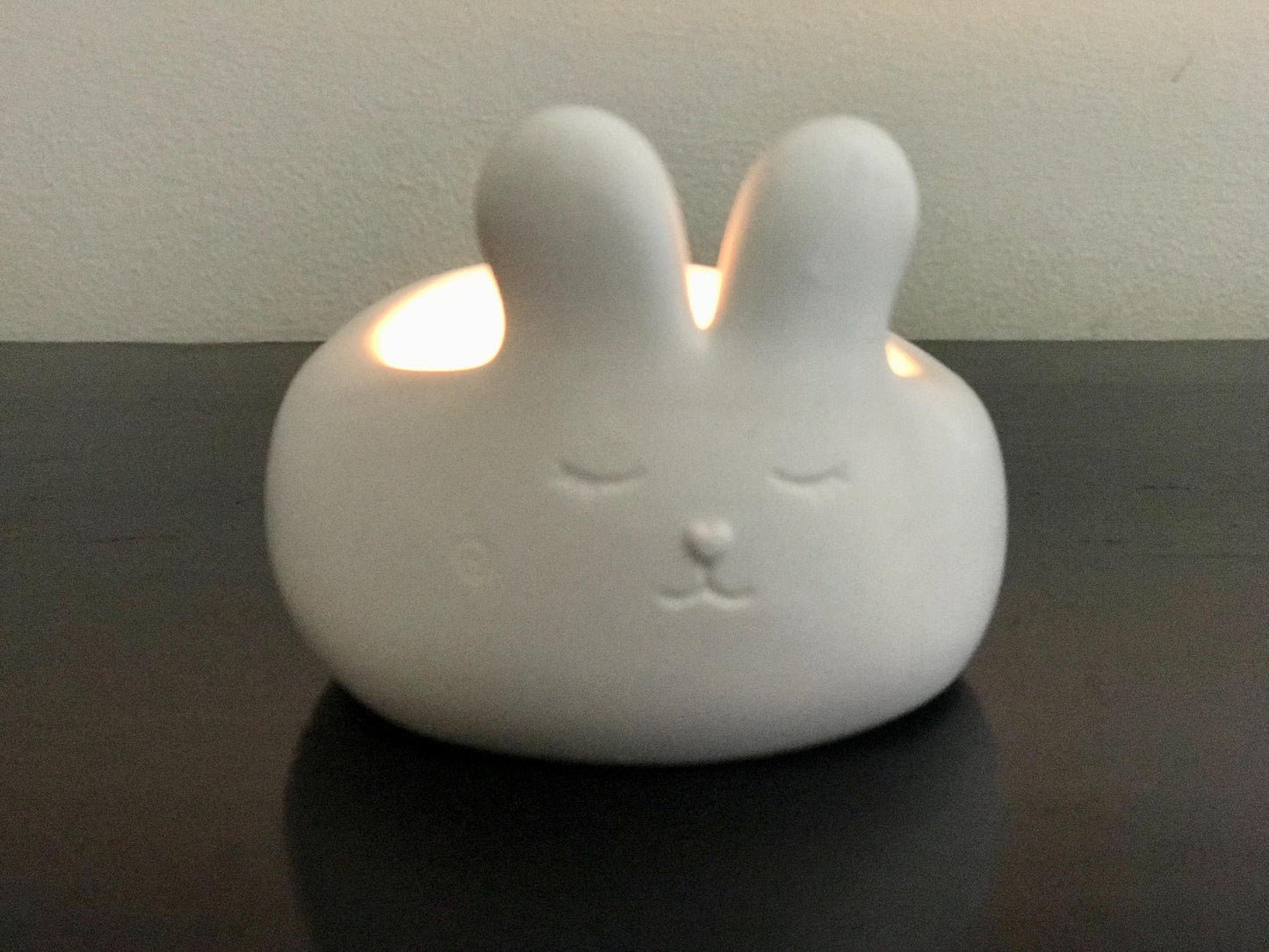 Ceramic Bunny Tealight or Treat Holder – Custom Colours Available