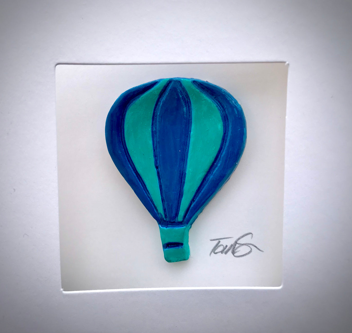 Handmade 3D Hot Air Balloon Greetings Card
