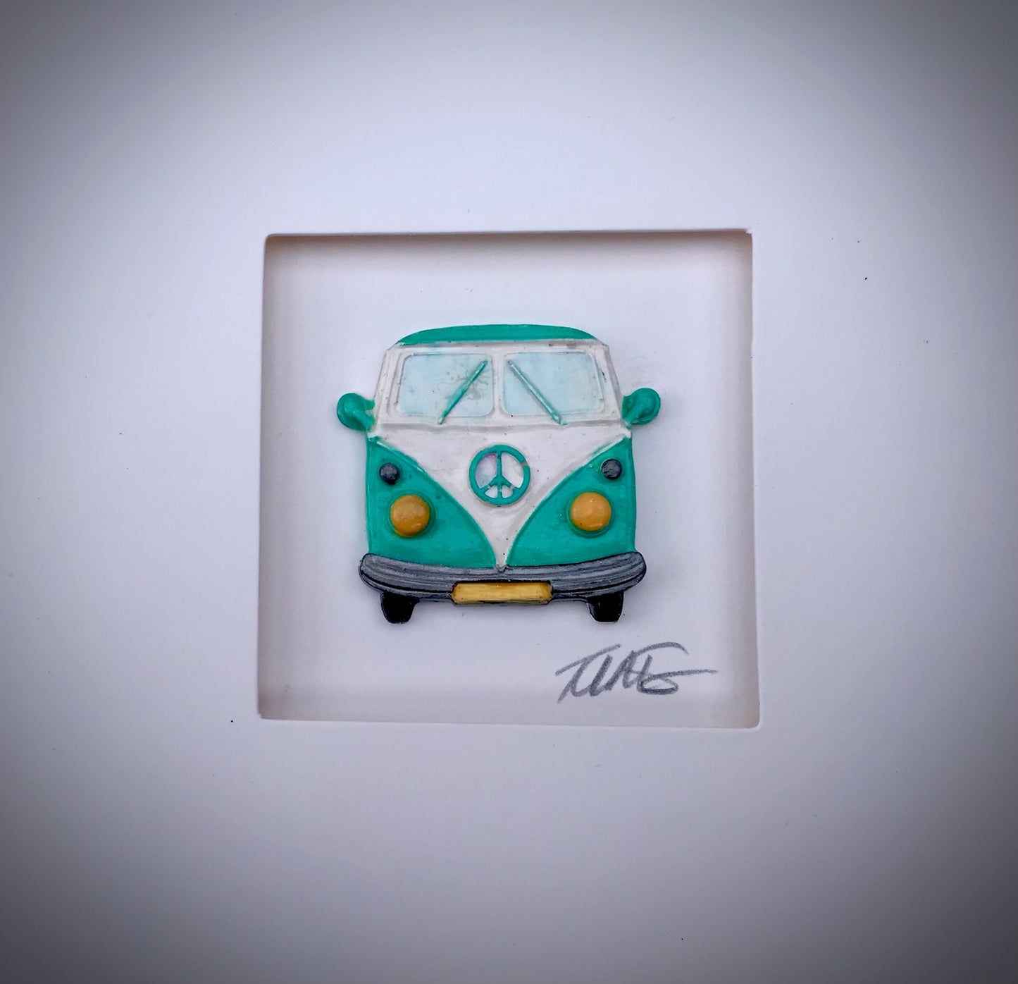 Handmade 3D VW Campervan Card