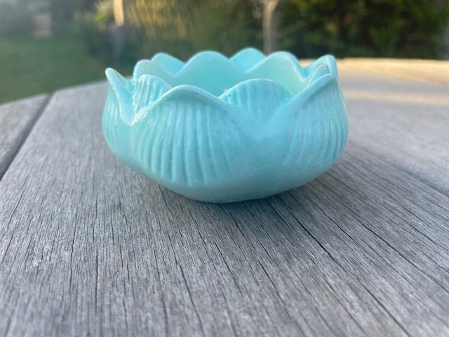 Handmade Lotus T-Light Holder & Trinket Dish