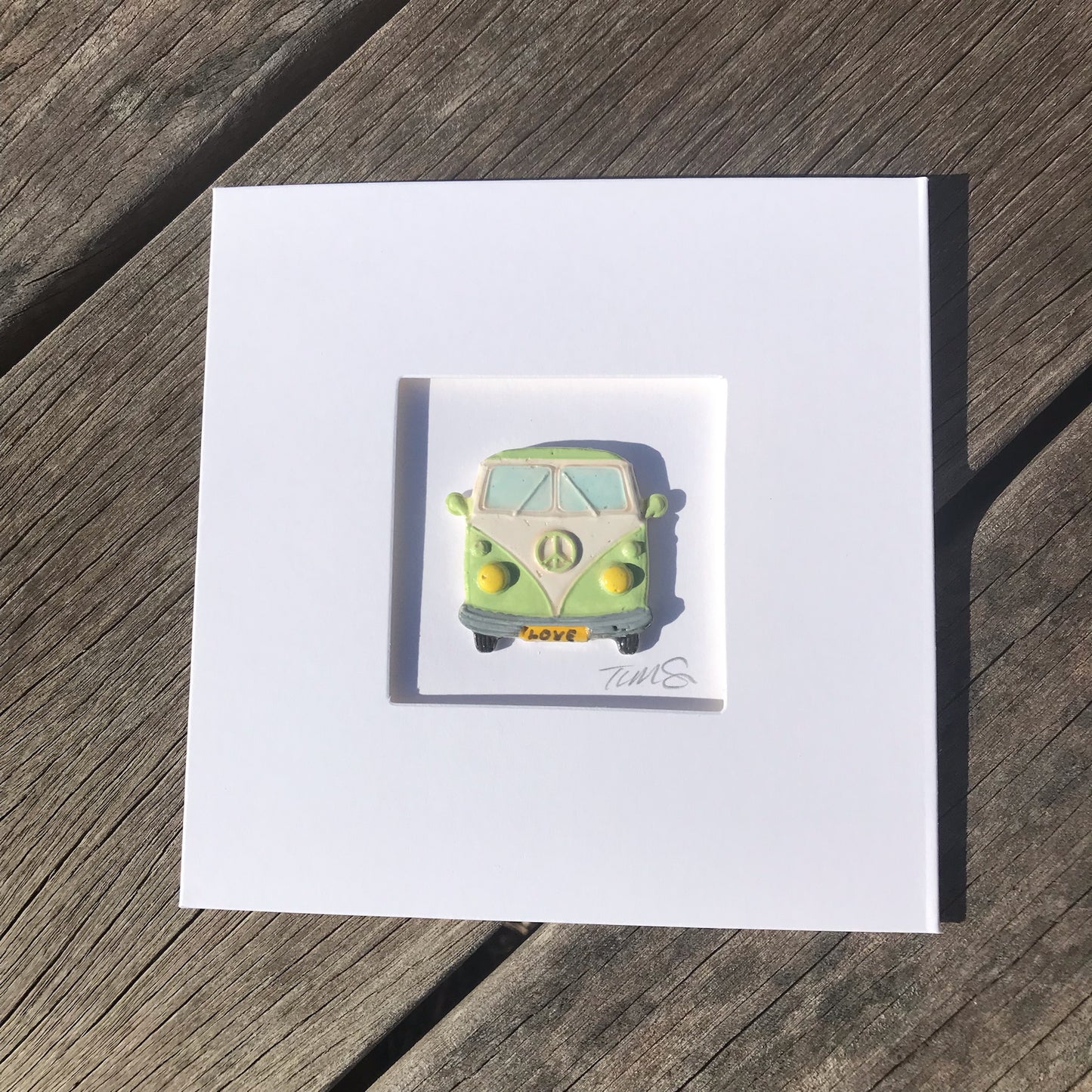 Handmade 3D VW Campervan Card