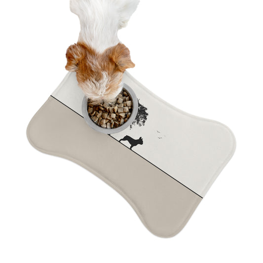 French Bulldog Silhouette Feeding Mat, Countryside Dog Collection