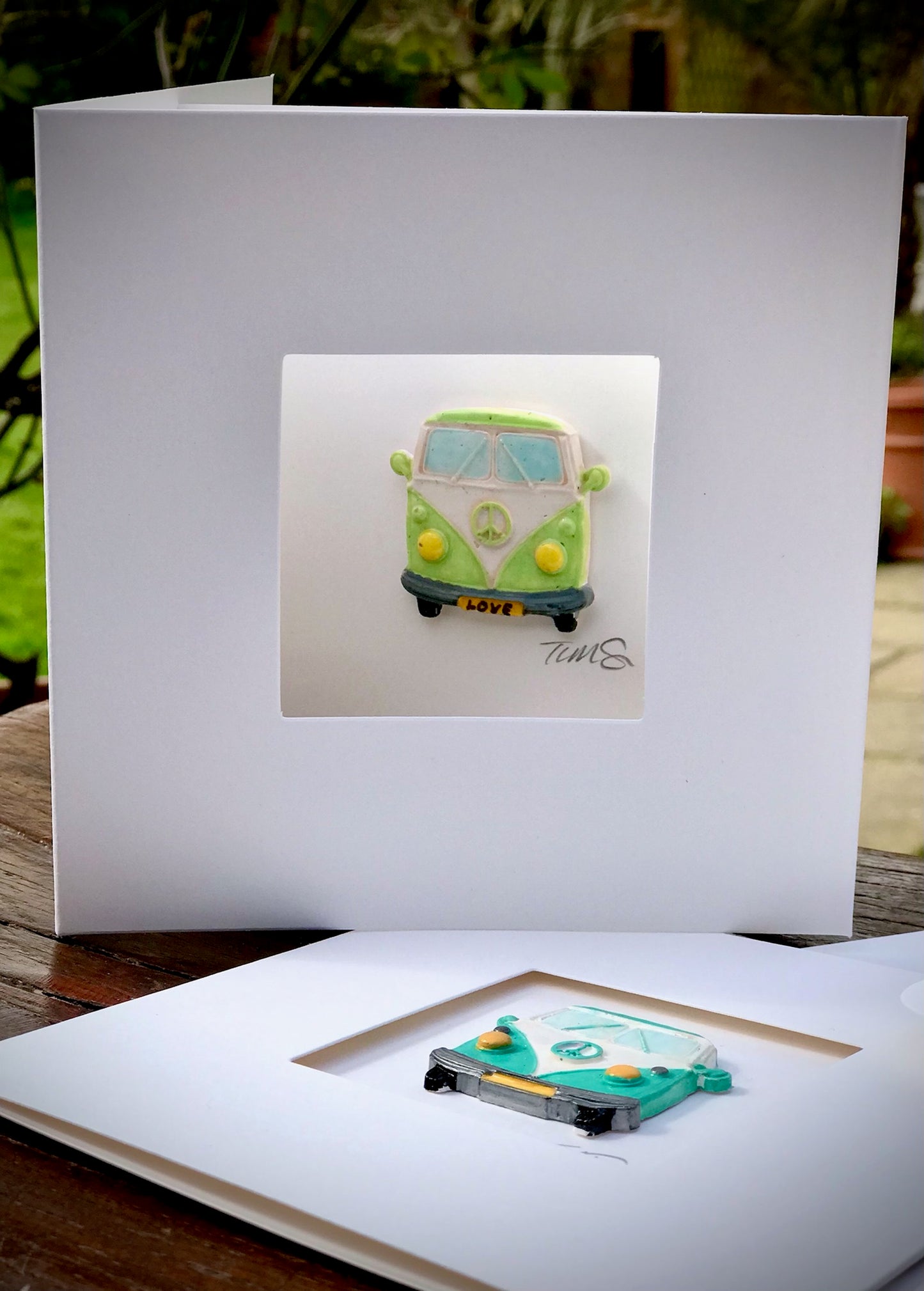 Handmade 3D VW Campervan Card