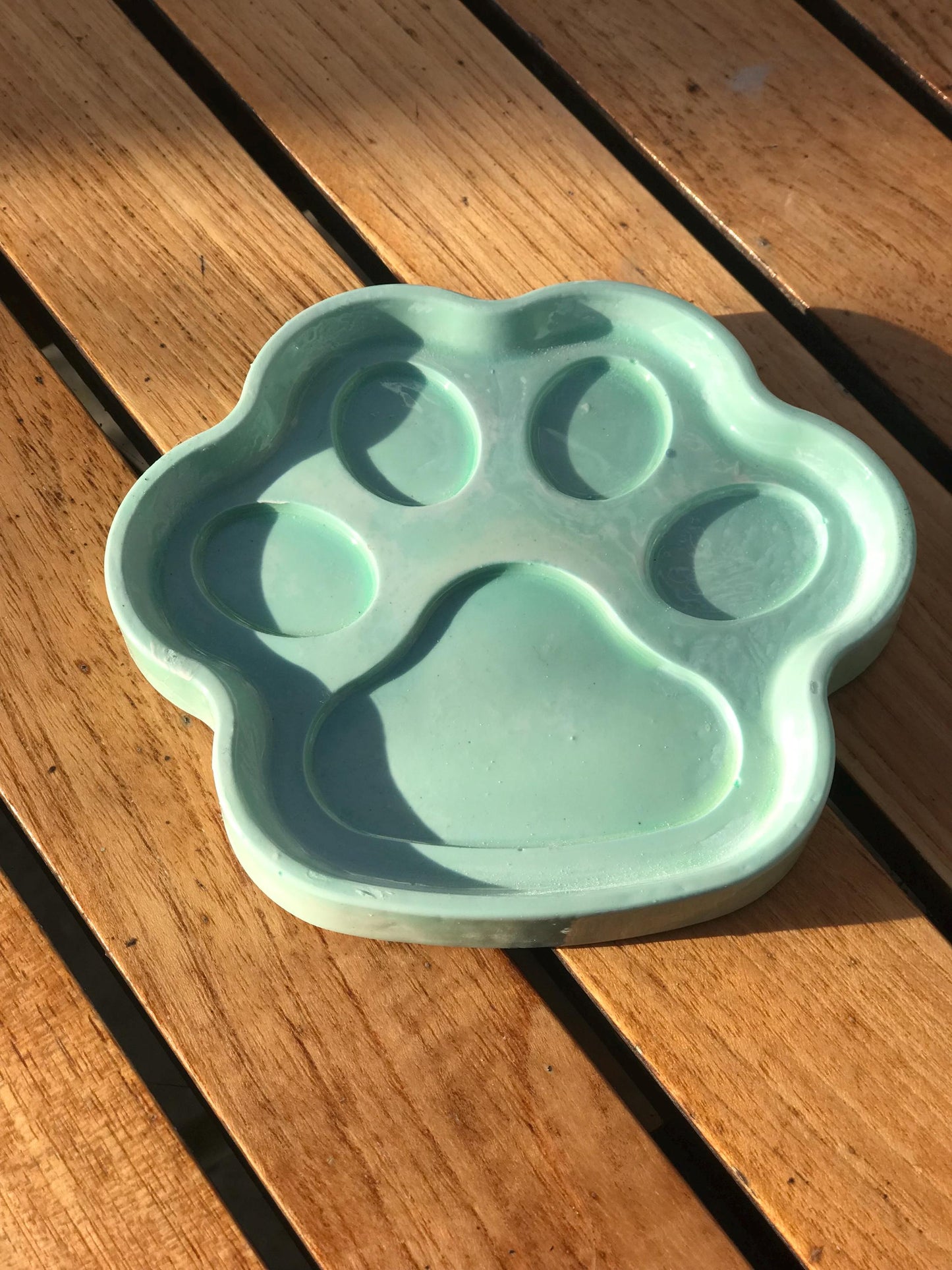 Handmade Paw Print Dish & Coaster β Perfect for Pet Lovers!