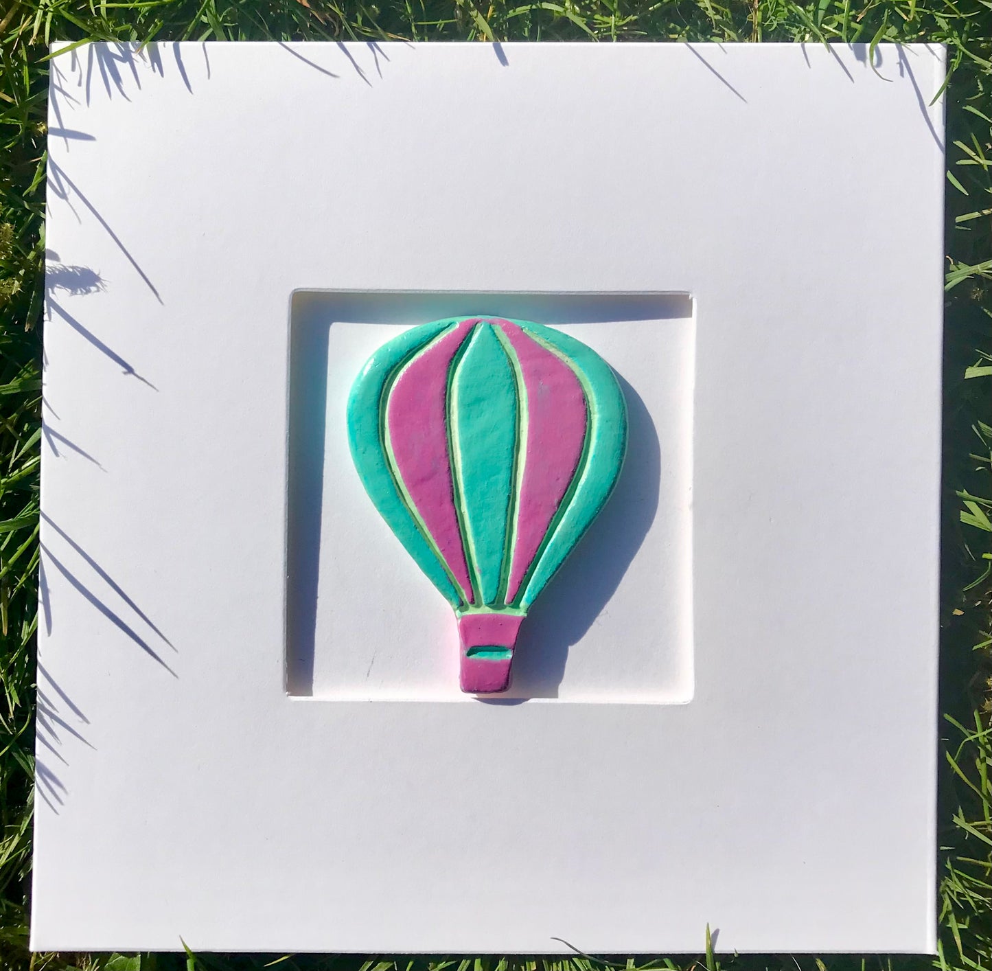 Handmade 3D Hot Air Balloon Greetings Card