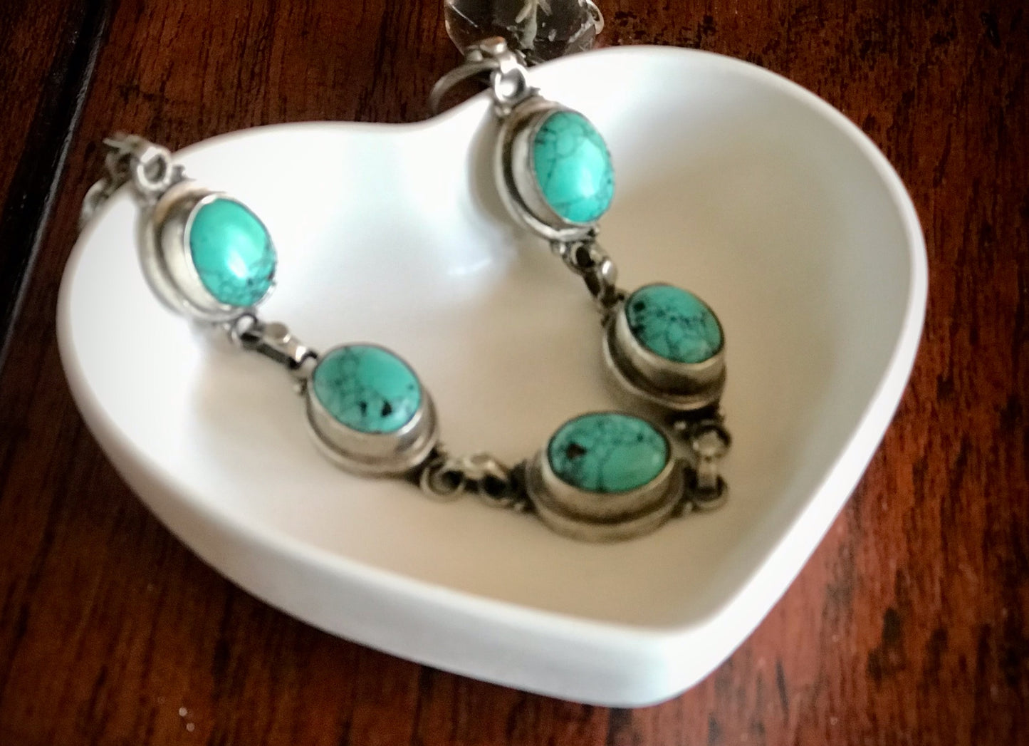 Handmade Ceramic Heart Trinket Dish – T-Light Holder & Jewelry Dish