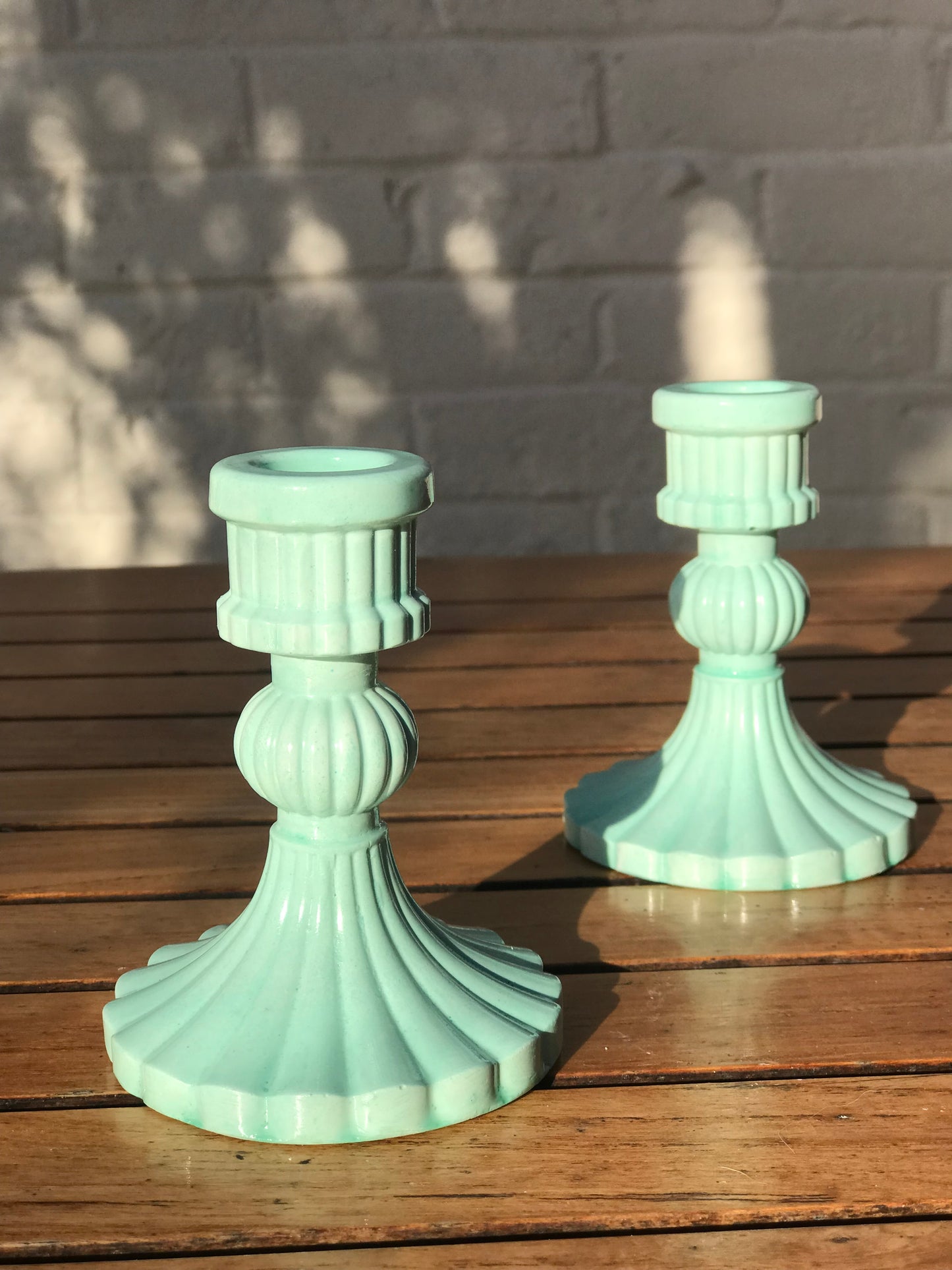 Handcast Roman Pillar Candle Stick