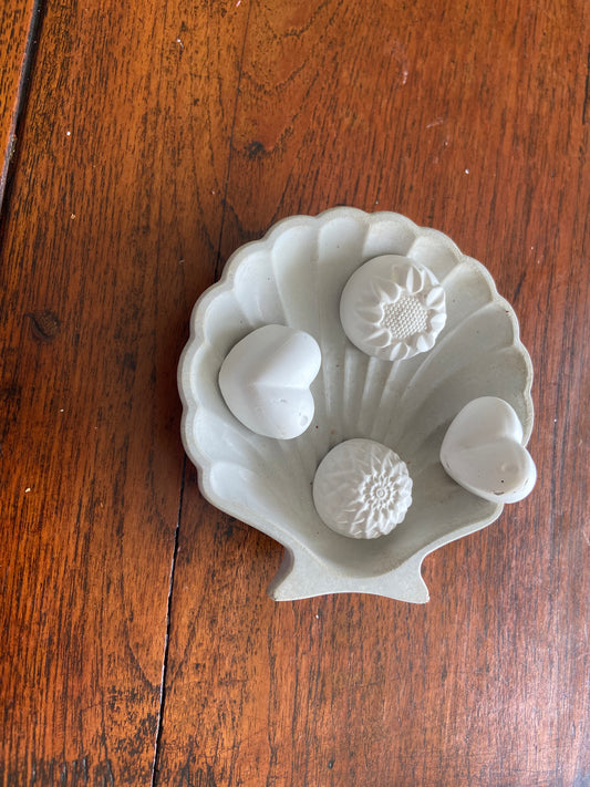 Handcast Shell trinket dish