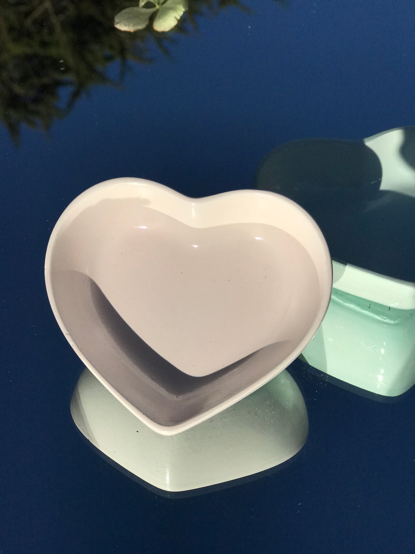 Handmade Ceramic Heart Trinket Dish – T-Light Holder & Jewelry Dish