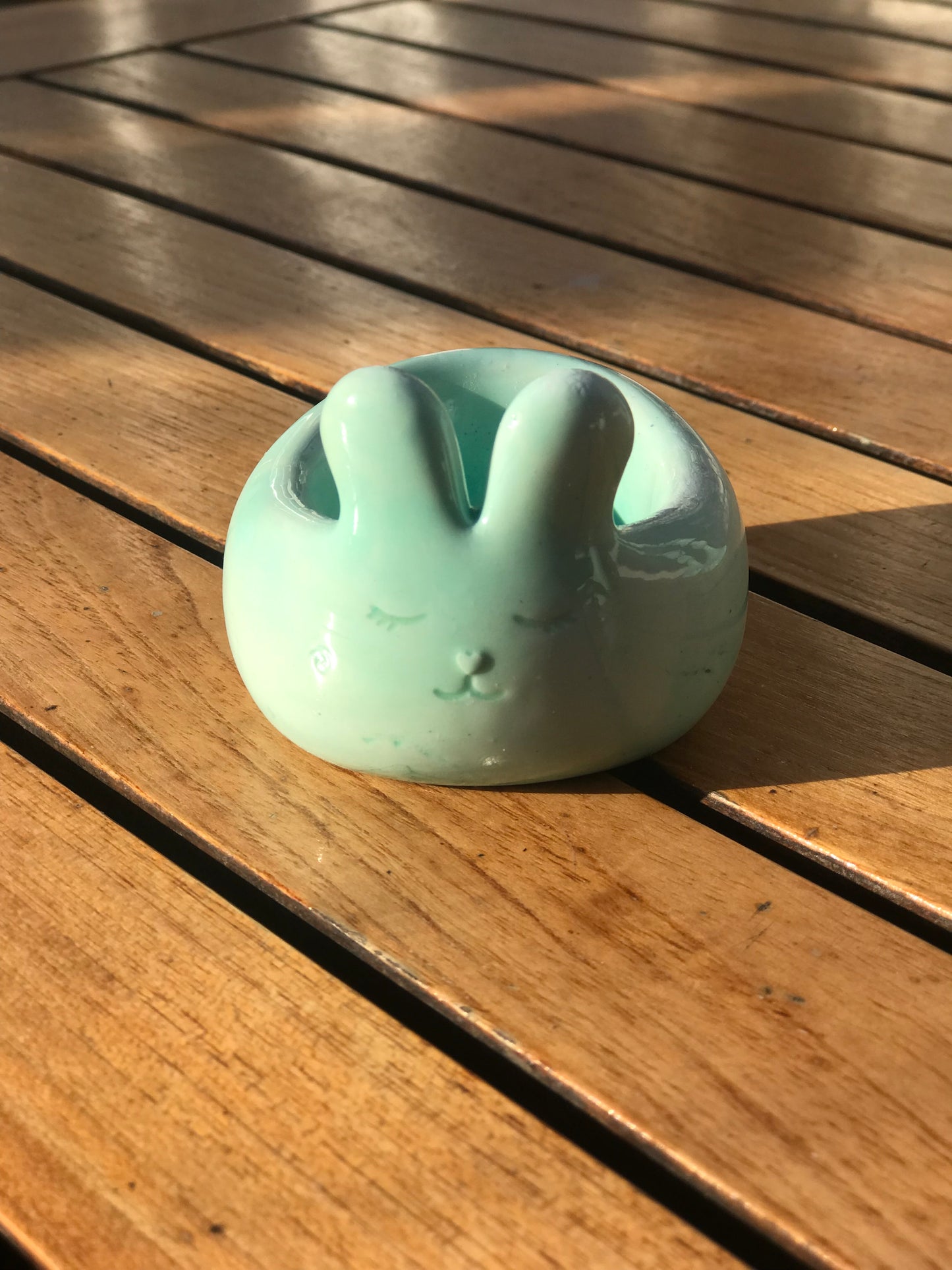 Ceramic Bunny Tealight or Treat Holder – Custom Colours Available