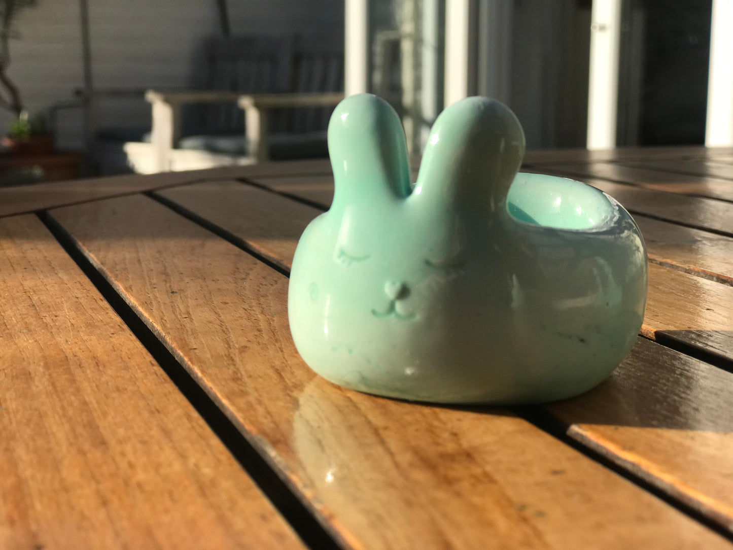 Ceramic Bunny Tealight or Treat Holder – Custom Colours Available