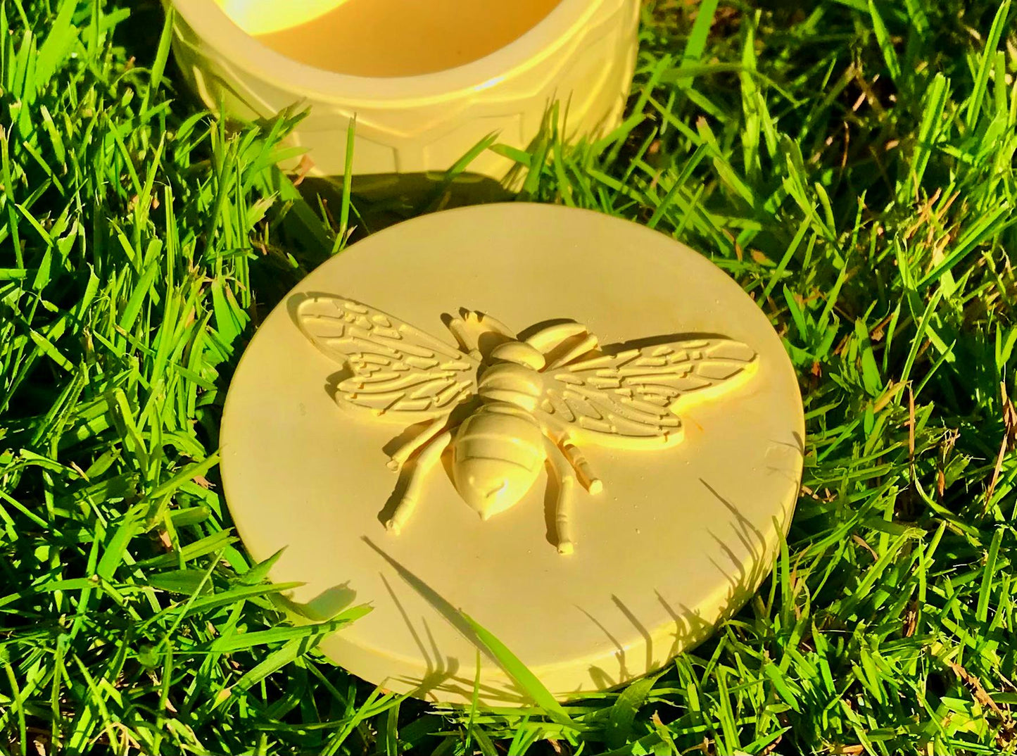 Handmade Honey Bee Jar