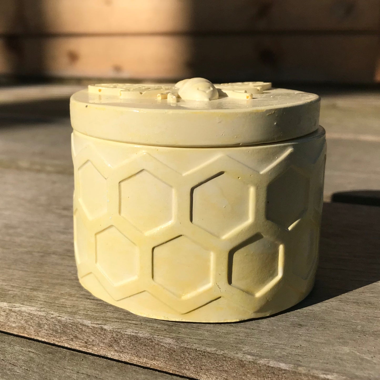 Handmade Honey Bee Jar