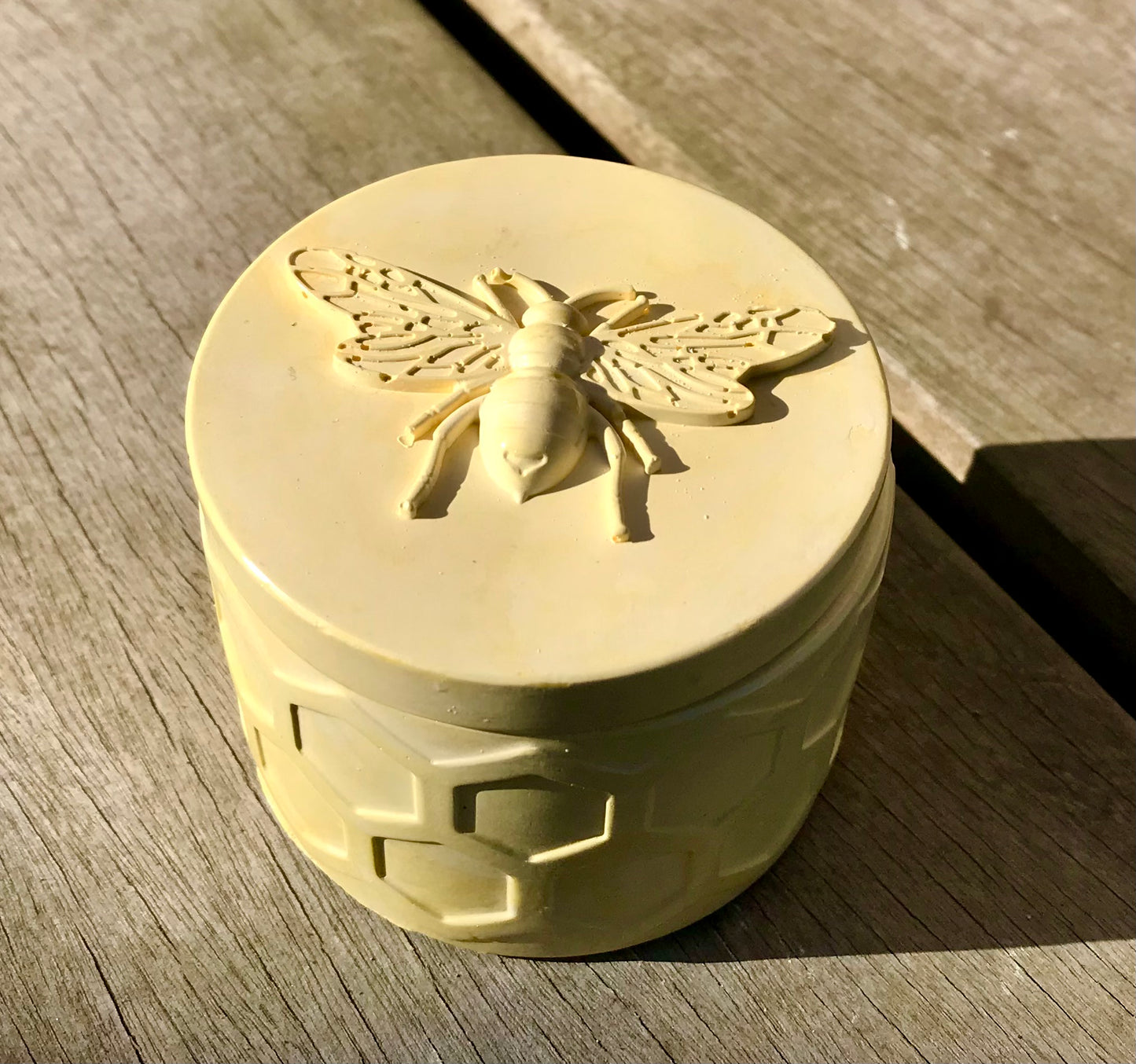 Handmade Honey Bee Jar