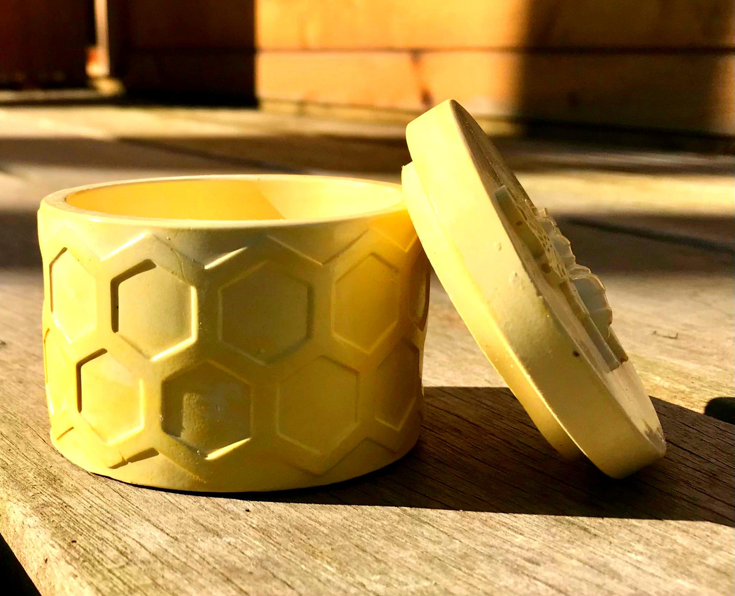 Handmade Honey Bee Jar
