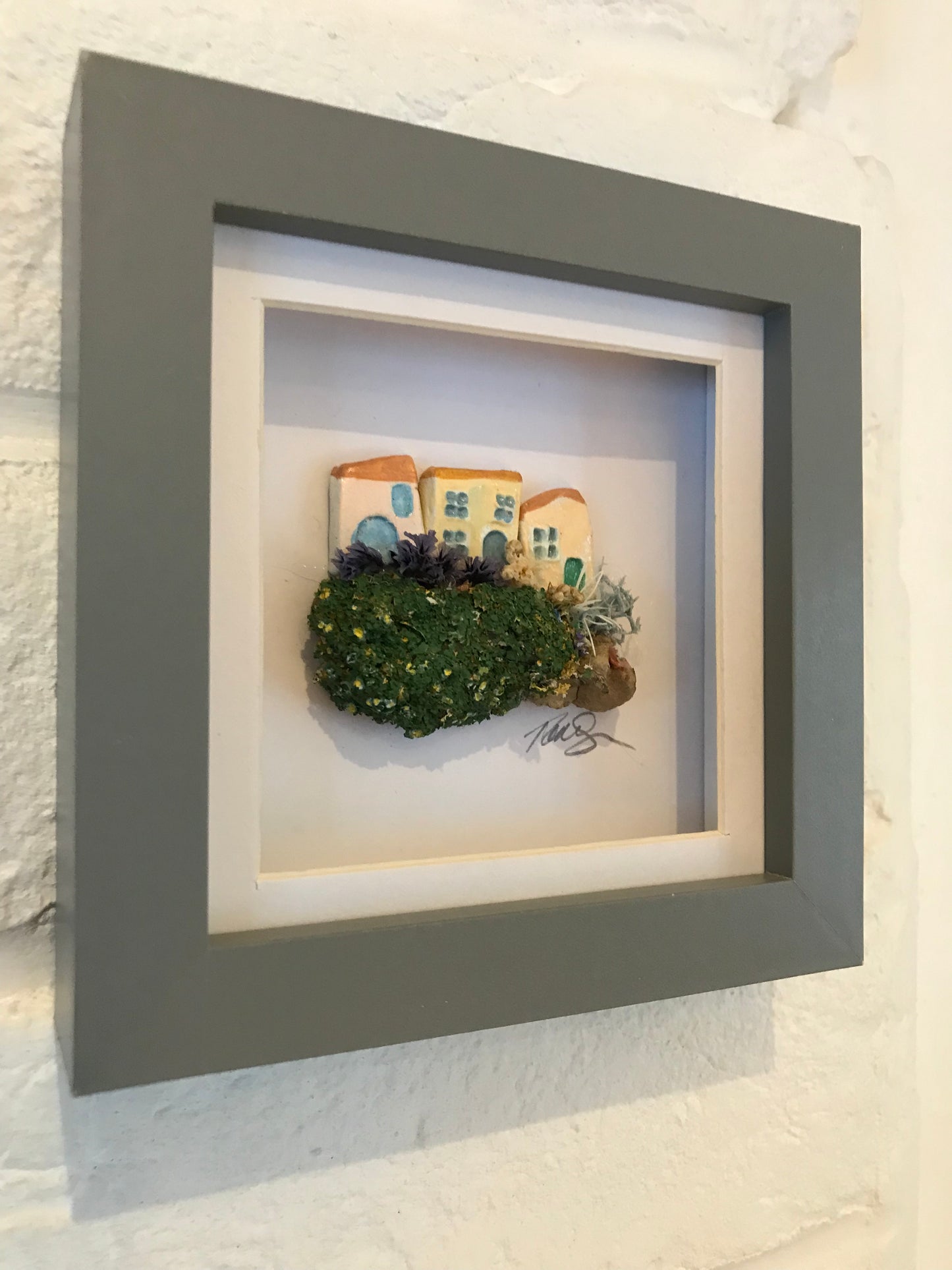 Unique Miniature Mediterranean Clay village Pictures