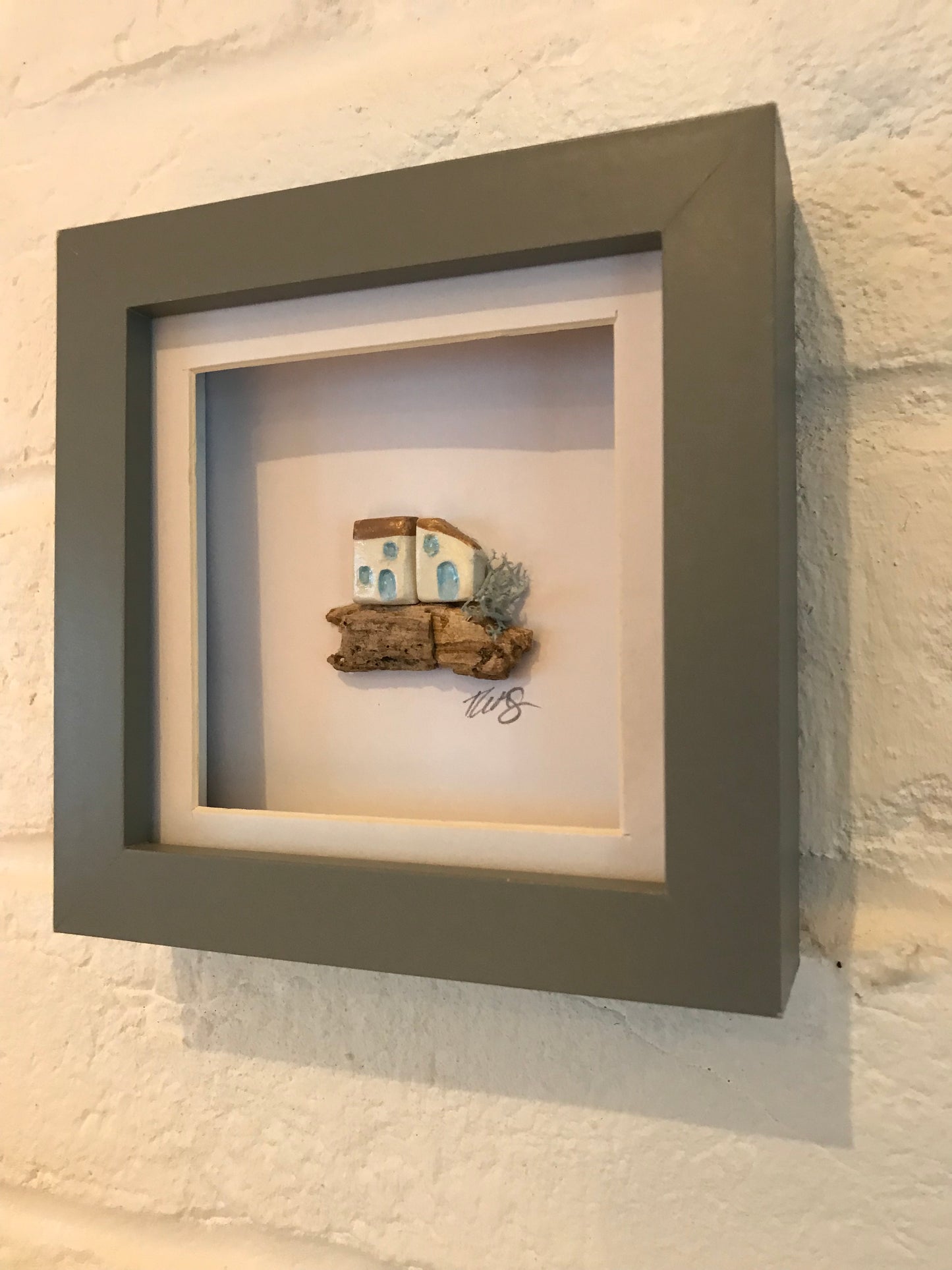 Unique Miniature Mediterranean Clay village Pictures