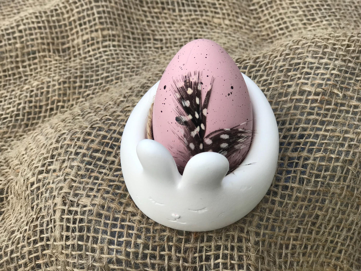 Ceramic Bunny Tealight or Treat Holder – Custom Colours Available
