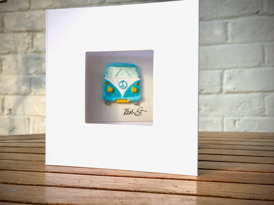 Handmade 3D VW Campervan Card