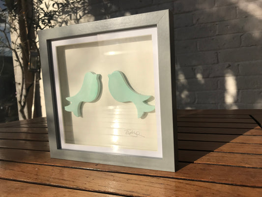 Hand made pottery Dove picture