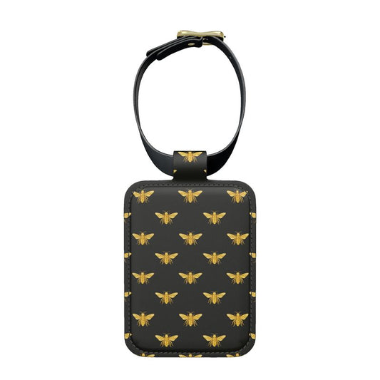 Golden Bee Designer Luggage Tag