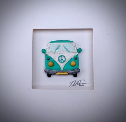 Handmade 3D VW Campervan Card