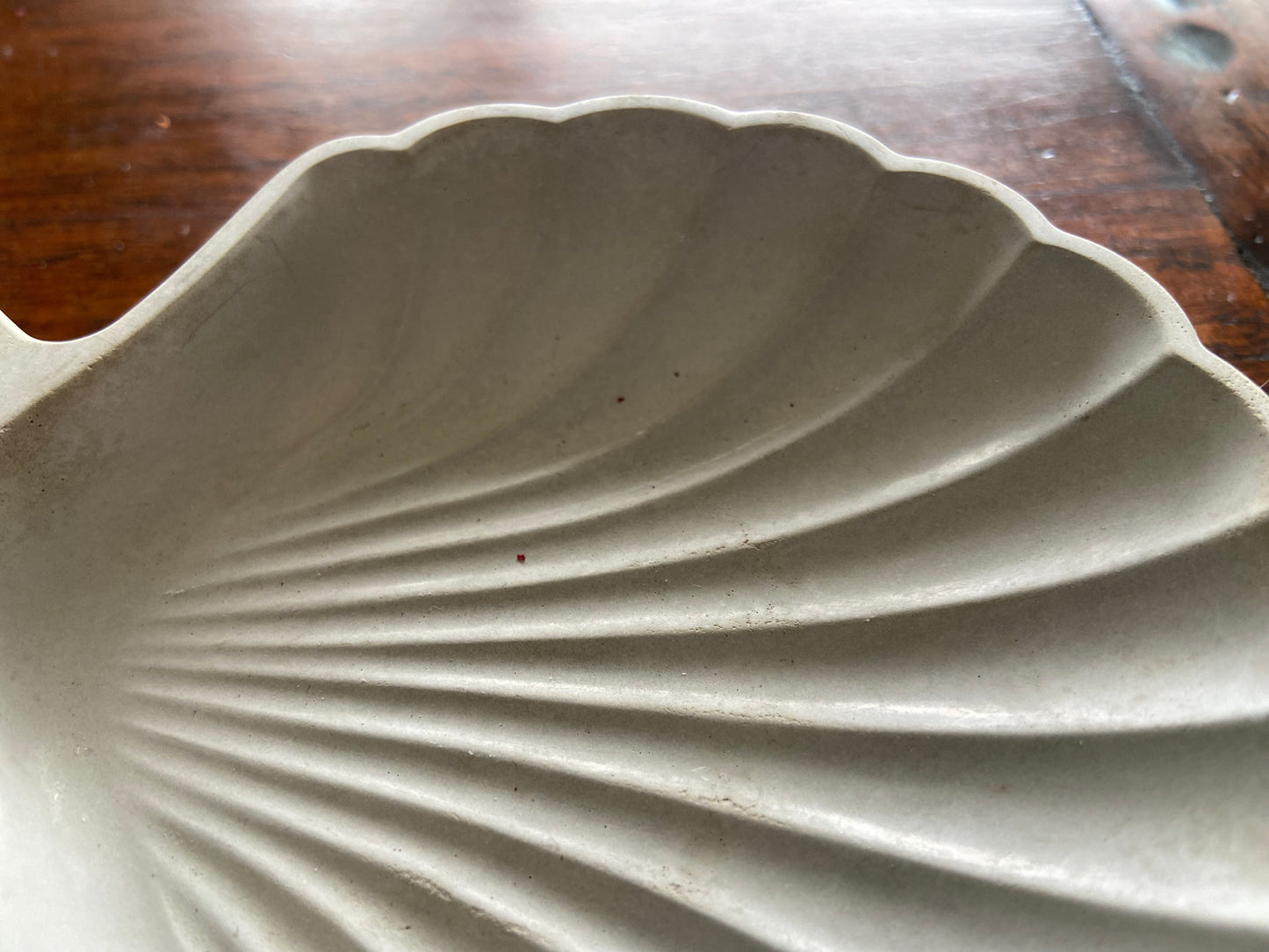 Handcast Shell trinket dish