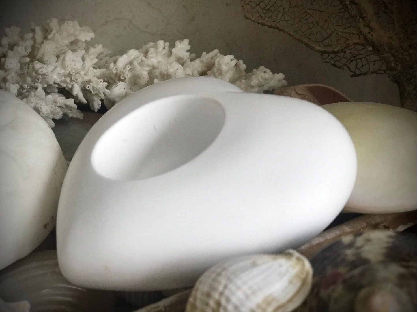 Handmade Ceramic Heart T-Light Holder
