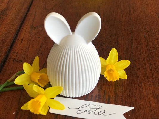 Handmade Ceramic Easter Bunny Decoration – Adorable Easter Gift