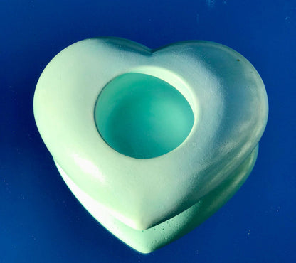 Handmade Ceramic Heart T-Light Holder