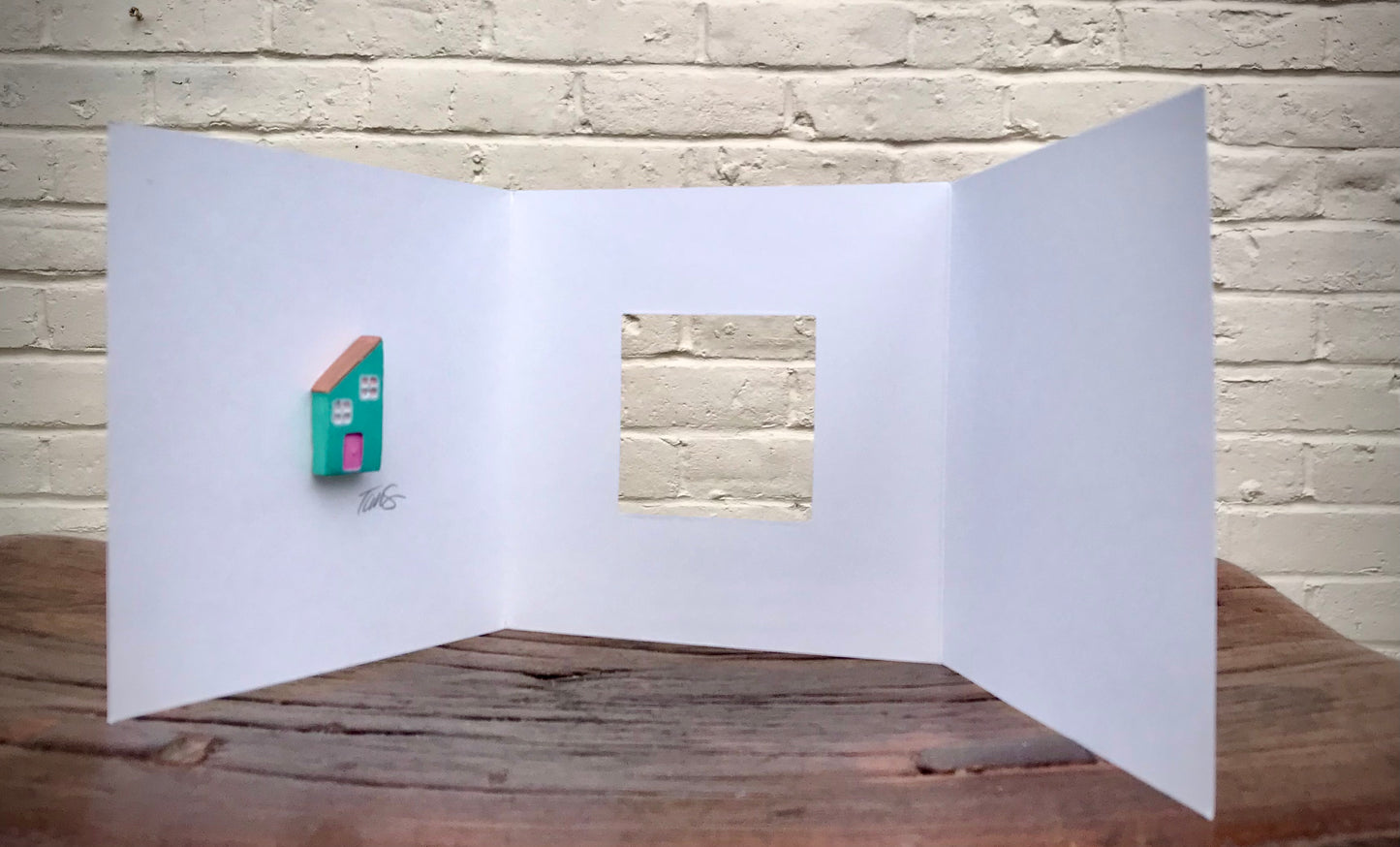 Handmade 3D Tiny House Card