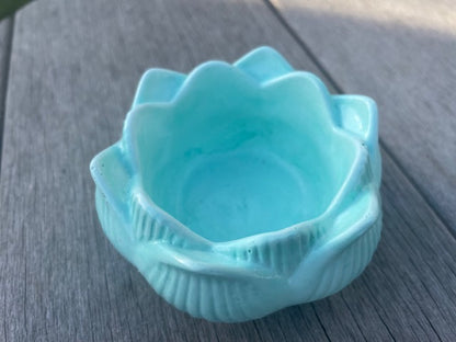 Handmade Lotus T-Light Holder & Trinket Dish