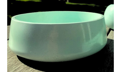 Hand Cast Turquoise Bowl – Coastal Colours Ceramic Tableware