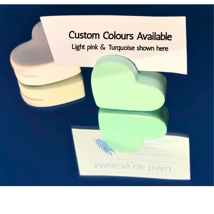 Ceramic Heart Place Card Holder – Wedding, Event or Business Display