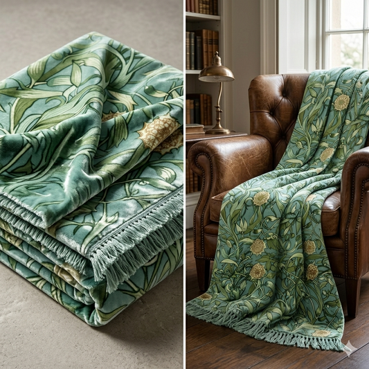 The Weighted Velvet Throw | The Comfort