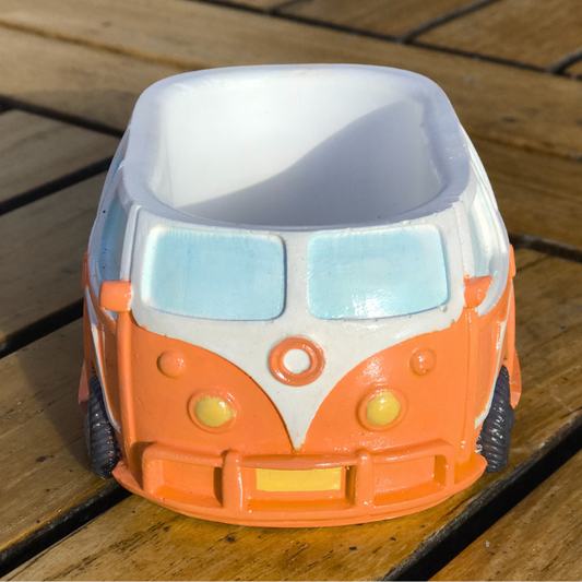 Handmade Mini Retro VW Campervan T-light holder/ Planter/Trinket Holder